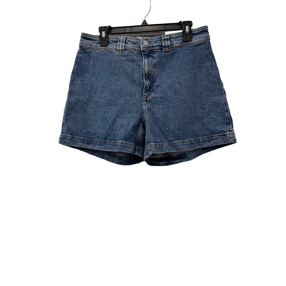 New & OTHER STORIES Women's Size US 10 Denim shorts High Waist Comfort Stretch